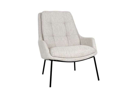 Designer Fauteuil Rembourré Gris Fauteuil de Luxe Fauteuil en Tissu à un Seul Siège